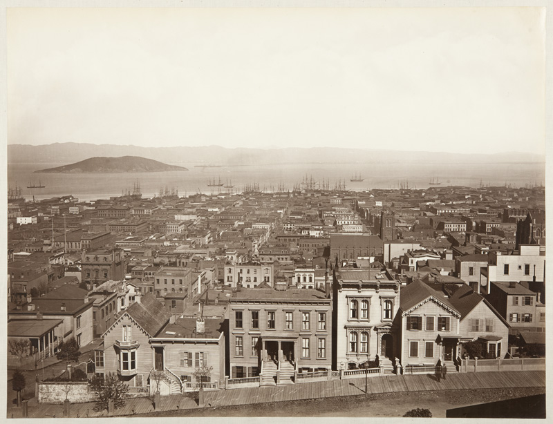 Watkins #628 - View toward Goat Island, San Francisco (C)