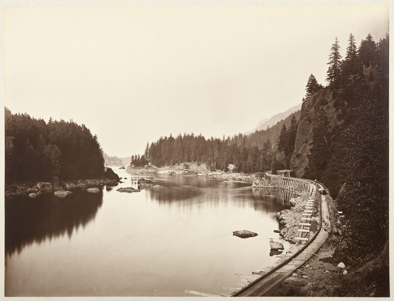 Watkins #446 - Eagle Creek and Tooth Bridge, Columbia River, Oregon