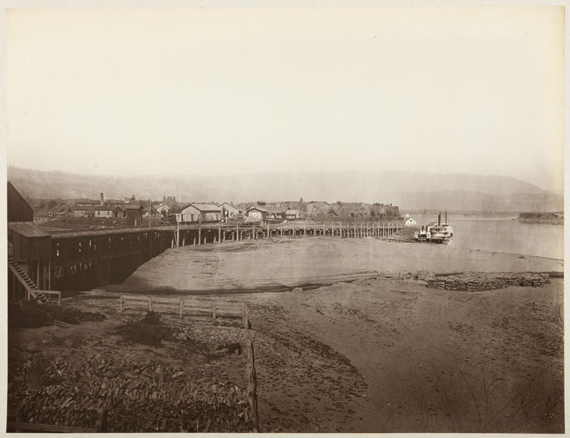 Watkins #447 - Oregon Steam Navigation Company Works, The Dalles, Oregon