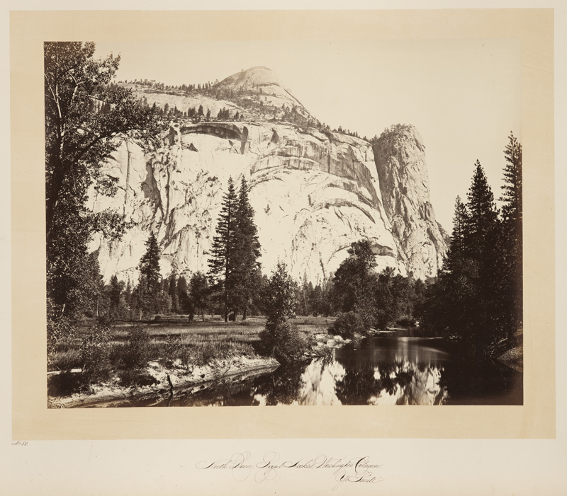 Watkins #80 - North Dome, the Royal Arches, and Washington Column, Yosemite