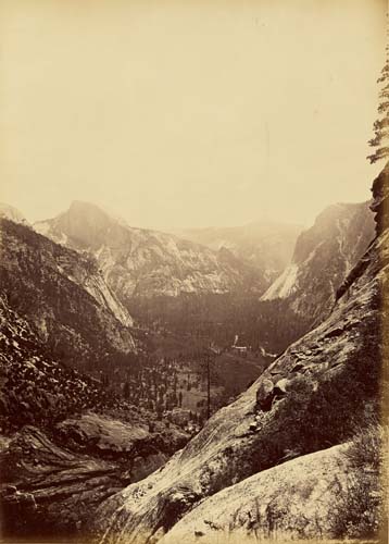 #848 - The Domes from the Foot of Upper Yosemite Fall