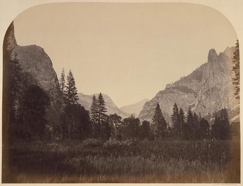 #9 - Up Yosemite Valley from the Foot of Mariposa Trail