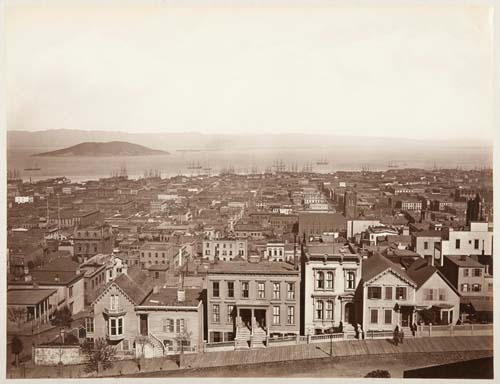 #628 - View toward Goat Island, San Francisco (C)