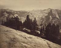 95 - The Domes from Sentinel Dome, Yosemite (A)