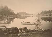 S-13 - Salmon Wheel Boat, Upper Cascades, Columbia River, Oregon