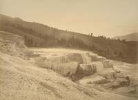 S-102 - Minerva Terraces, Mammoth Hot Springs, Yellowstone National Park, Wyoming Territory