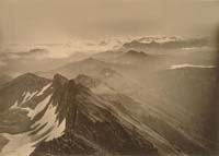 #1287 - View from Round Top, Cloud Scene, Looking East from Azimuth, Alpine County