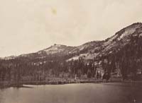 #1251 - Mount Lola from Independence Lake, Nevada County