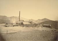 418 - Laying Foundation, Consolidated Virginia Mining Company, Storey County, Nevada