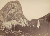 858 - The Cap of Liberty and Nevada Fall, Yosemite