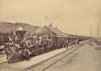 Unnumbered - U.S. Centennial Train, Southern Pacific Railroad, Belmont, San Mateo County