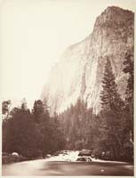 #12 - Outline of the Cathedral Rock from the River at Foot, Yosemite