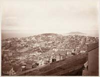 #623 - View from Russian Hill, Showing Telegraph Hill and Goat Island, San Francisco