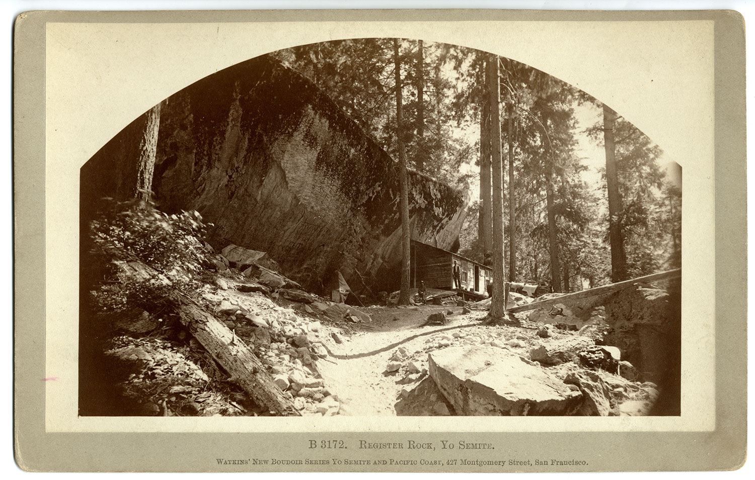 Watkins #B 3172 - Register Rock, Yo Semite.