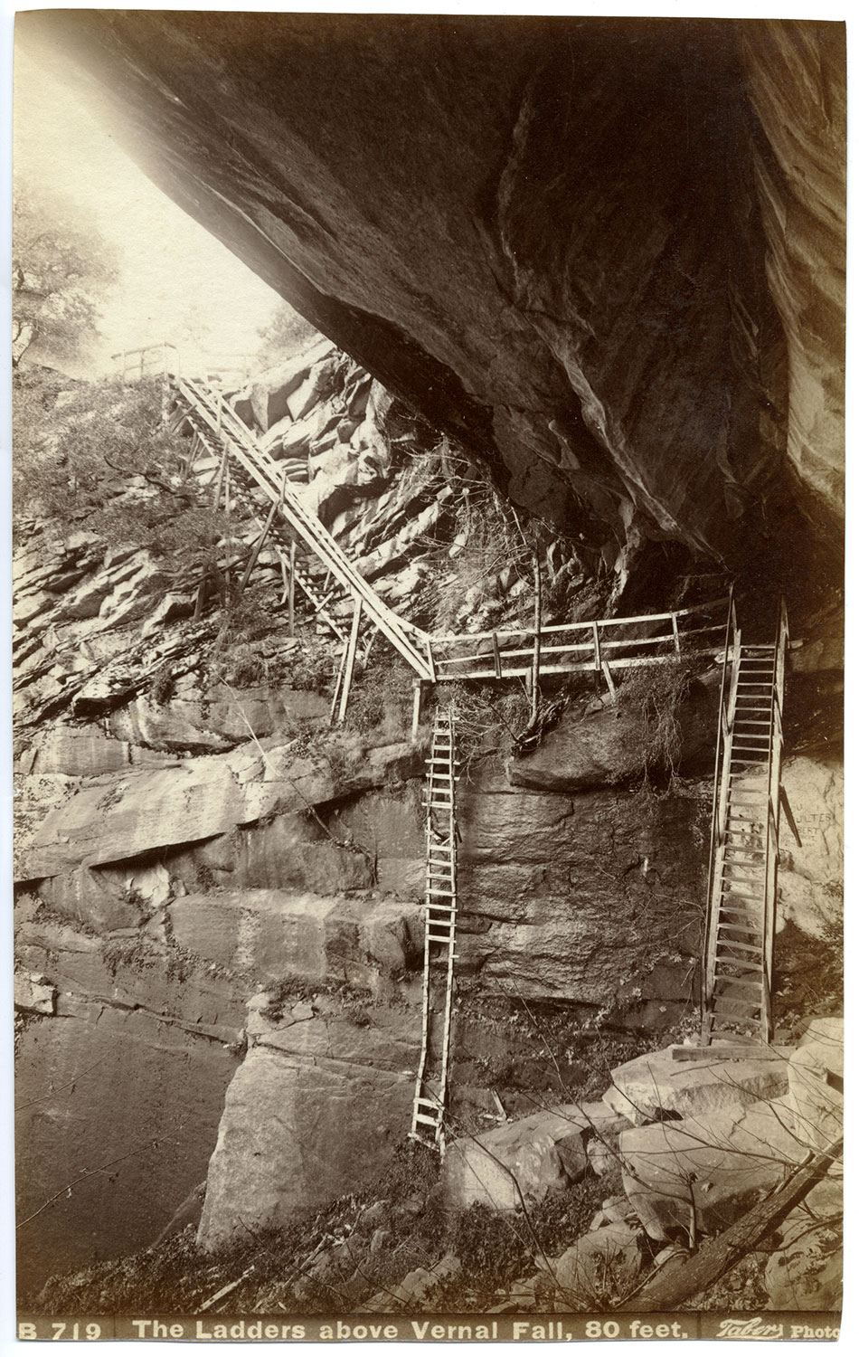 Watkins #B 719 - The Ladders above Vernal Fall, 80 feet.