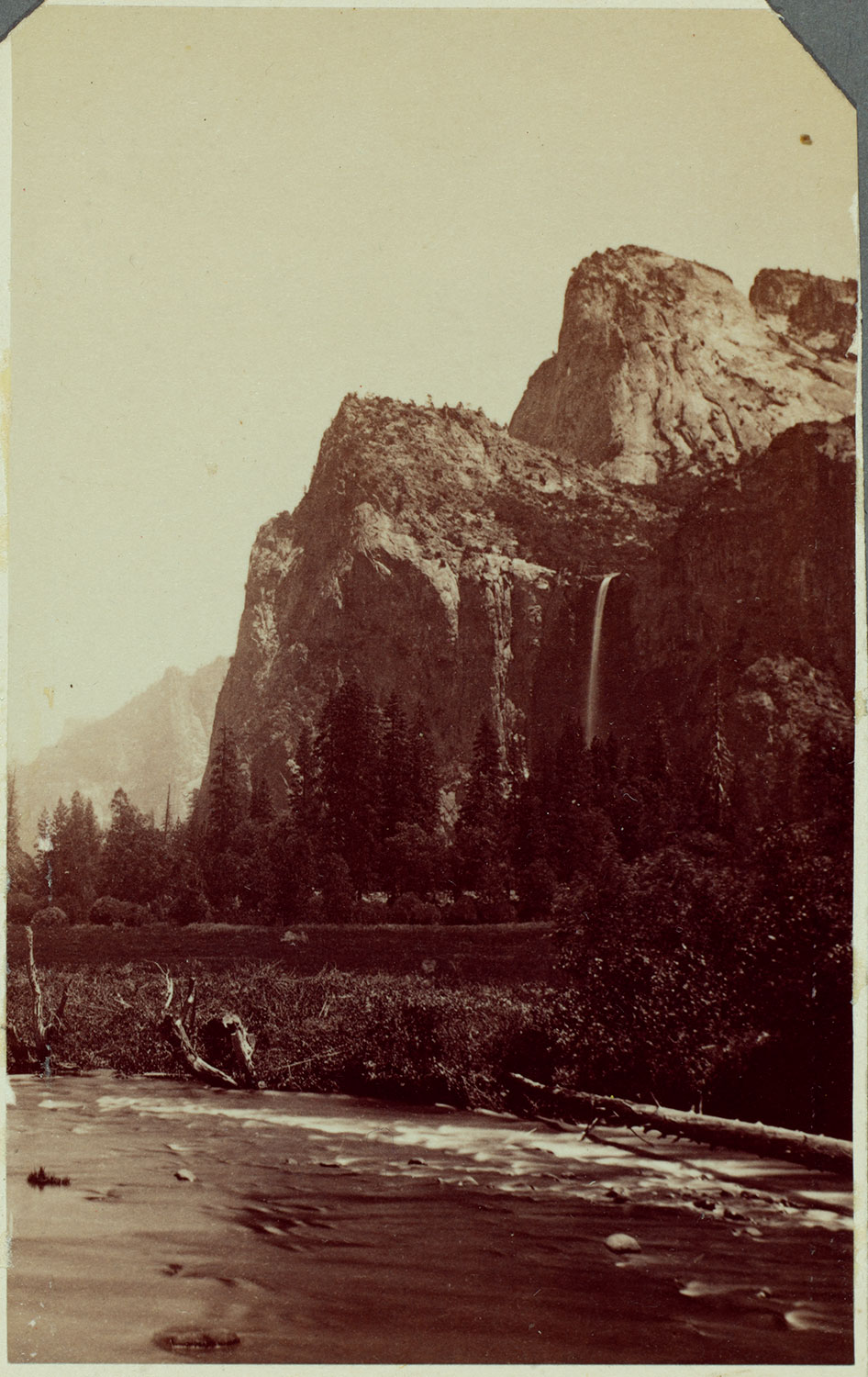 Watkins #3052 - Up the Valley from the Coulterville Road, Yosemite Valley