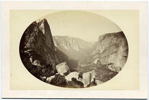 Unnumbered View - View down Yosemite Valley from Union Point