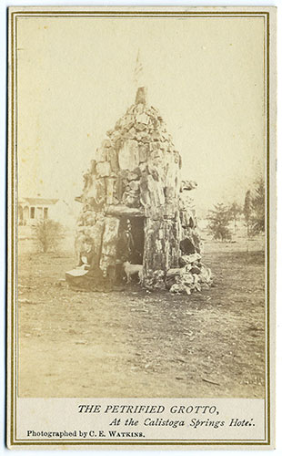 Unnumbered View - The Petrified Grotto, At the Calistoga Springs Hotel