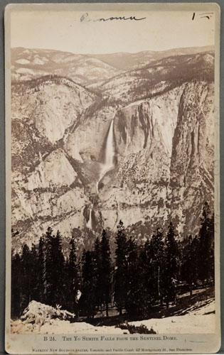 #B 24 - The Yo Semite Falls from the Sentinel Dome