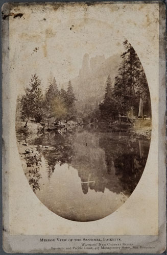 Unnumbered View - Mirror View of the Sentinel, Yosemite.