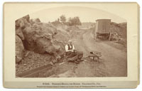 B 3542 - Primitive mining; the rocker Calaveras Co., Cal.