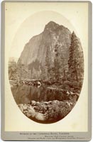 Unnumbered - Outline of the Cathedral Rocks, Yosemite.