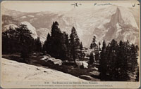 B 32 - The Domes from the Sentinel Dome, Yosemite.