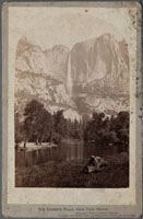 Unnumbered - The Yosemite Falls, from Camp Grove.