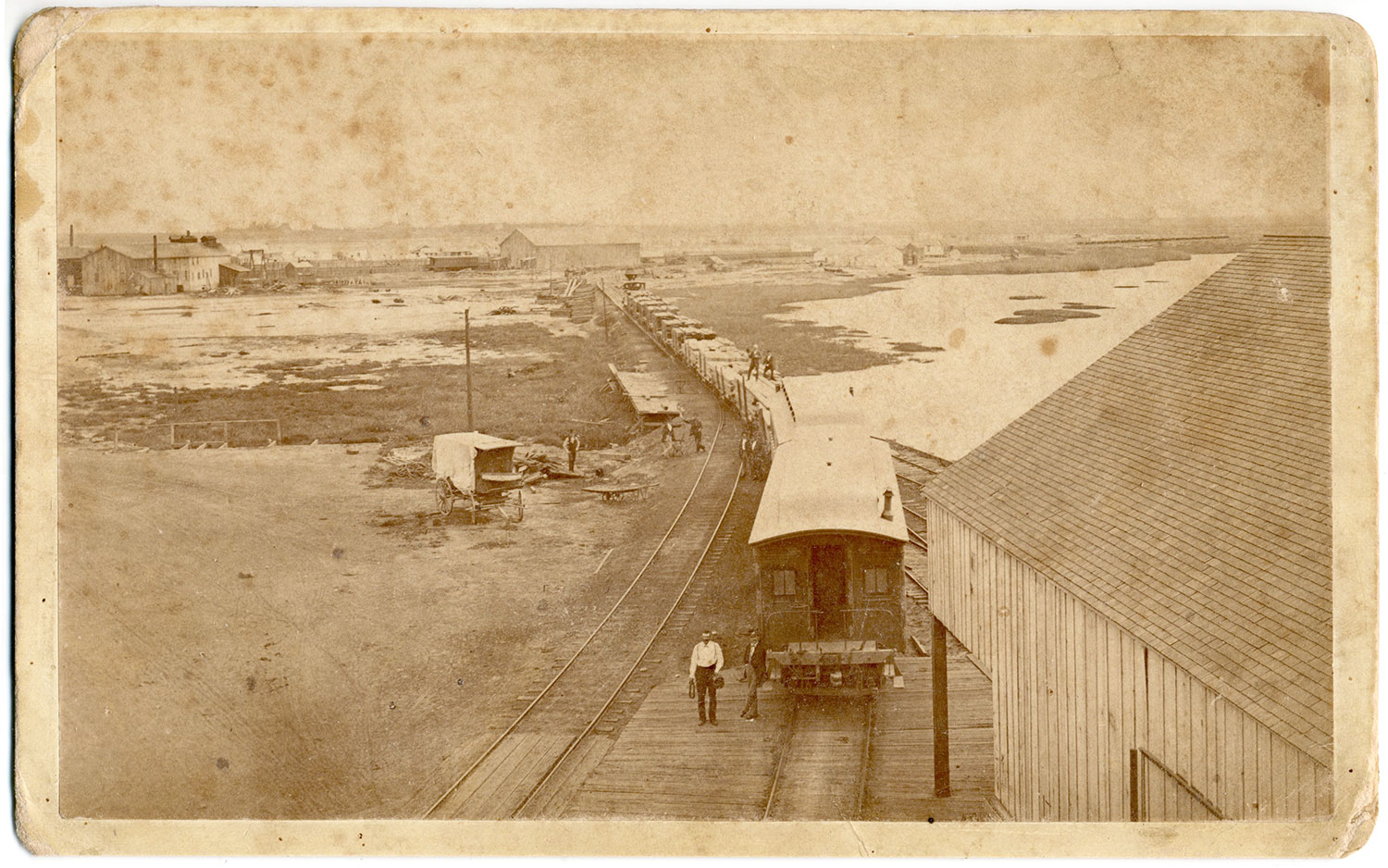 Watkins Unnumbered View - R.R. Co.'s works at Wilmington, S.P.R.R.