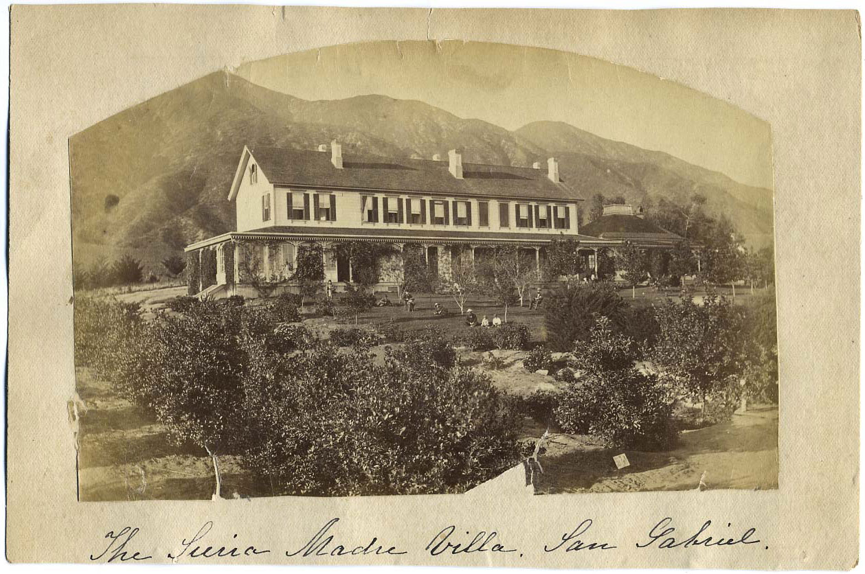 Watkins Unnumbered View - The Sierra Madre Villa, San Gabriel/