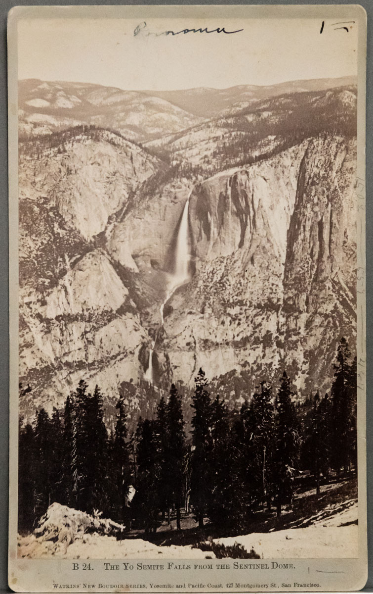 Watkins #B 24 - The Yo Semite Falls from the Sentinel Dome