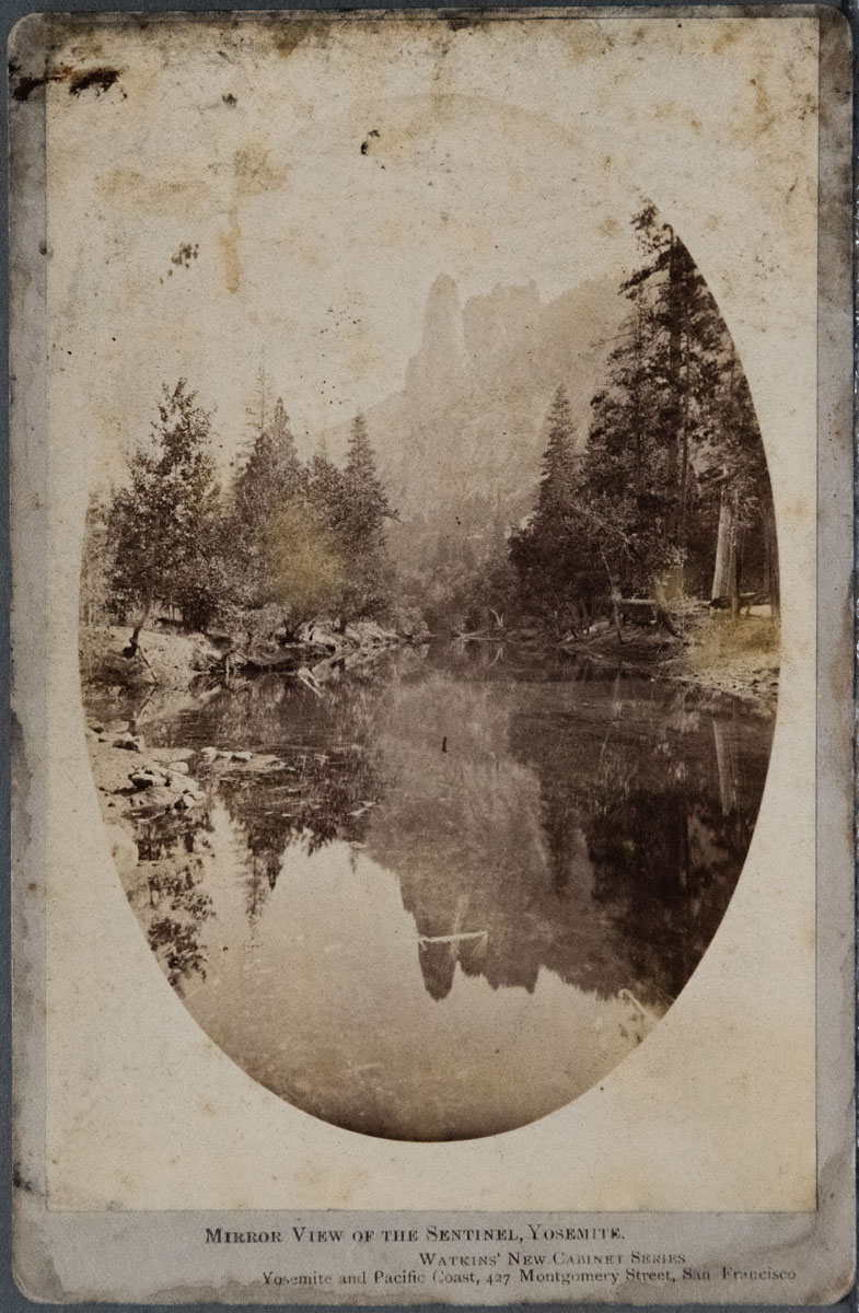 Watkins Unnumbered View - Mirror View of the Sentinel, Yosemite.
