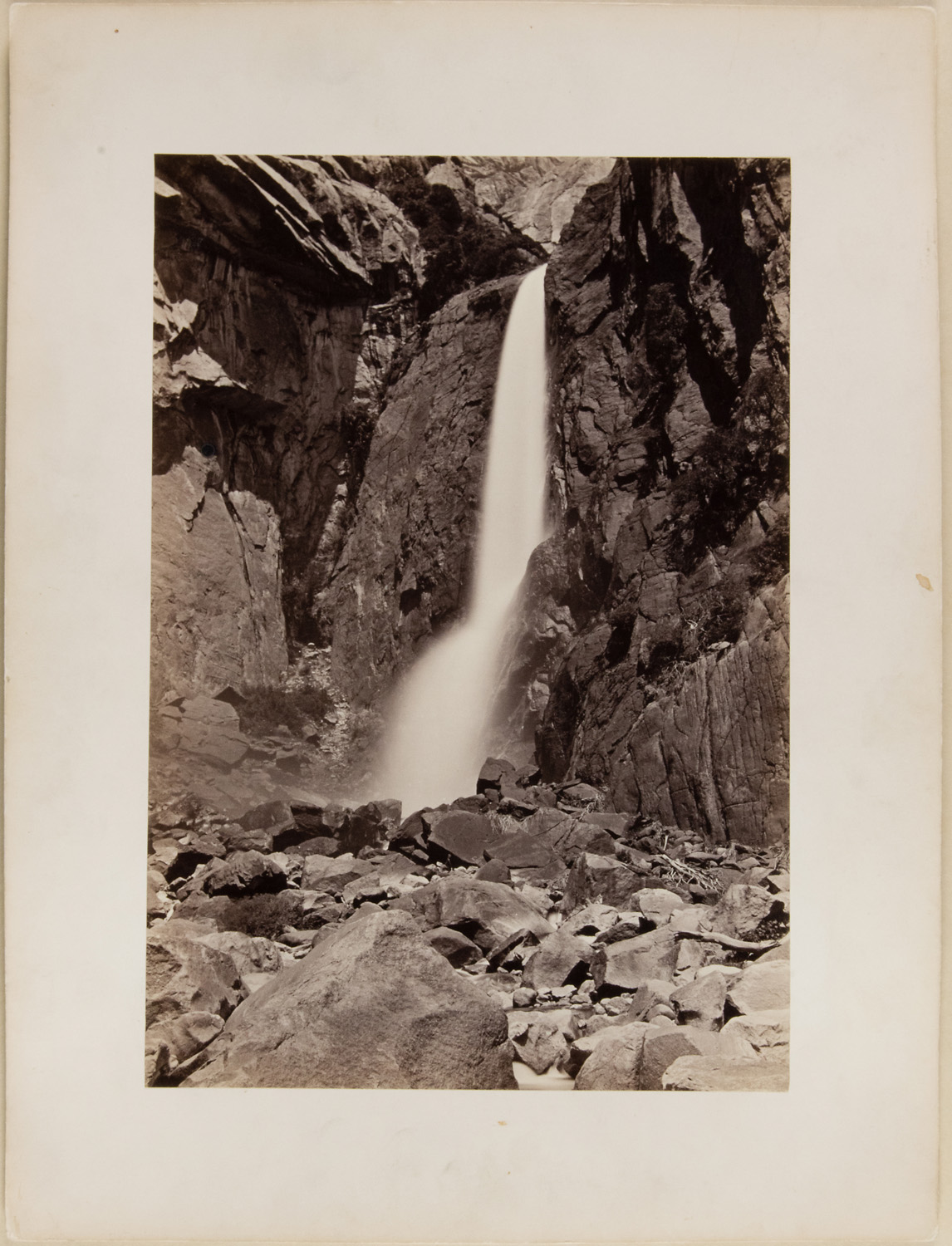 Watkins Unnumbered View - Lower Yosemite Falls 400 Feet