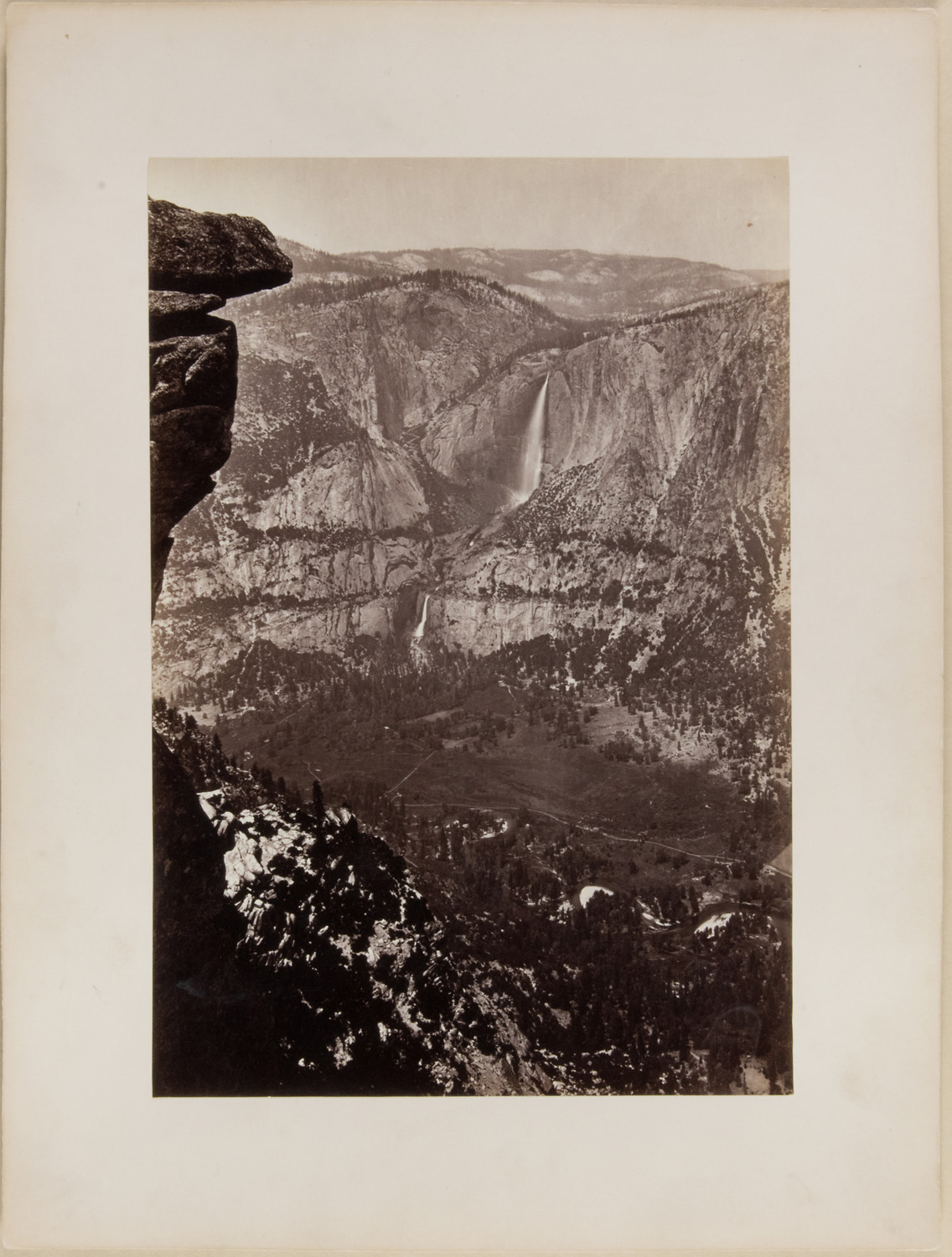 Watkins Unnumbered View - Yosemite Falls from Glacier Point