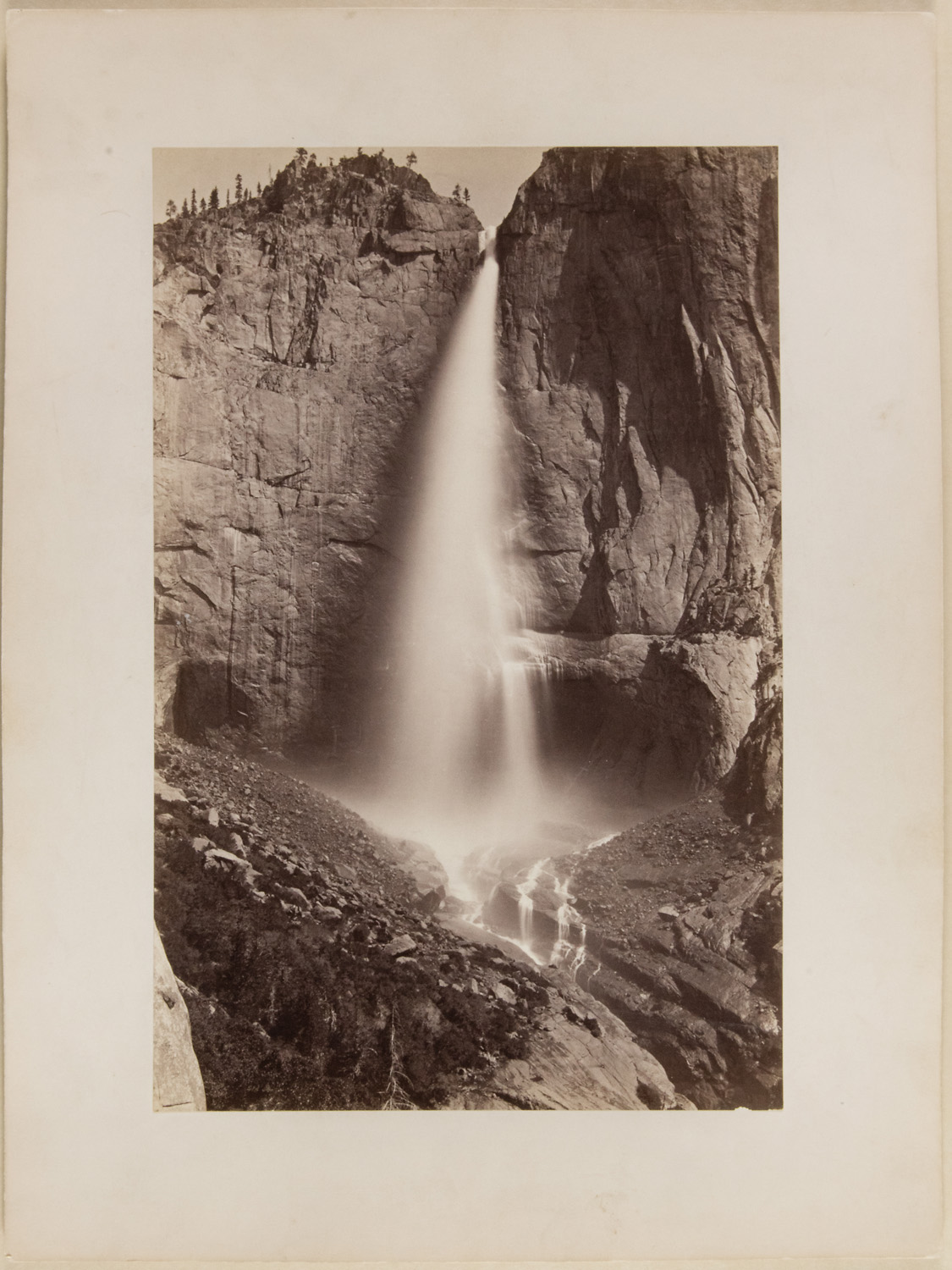 Watkins Unnumbered View - Upper Yosemite Fall 1600 feet