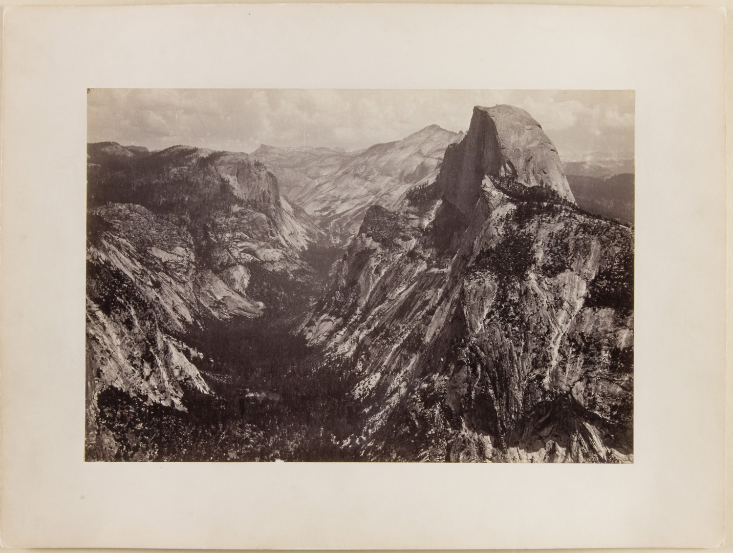 Watkins Unnumbered View - Half Dome 5000 feet from Glacier Point