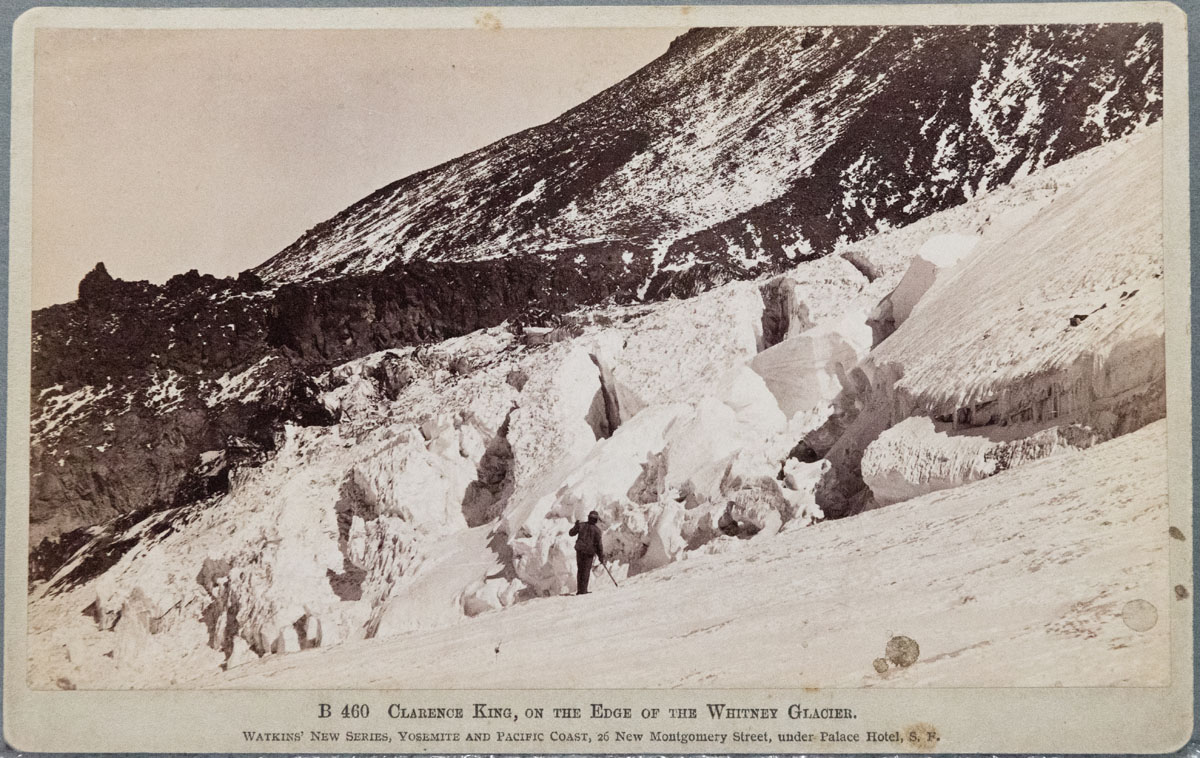 #B 460 - Clarence King, on the Edge of the Whitney Glacier.