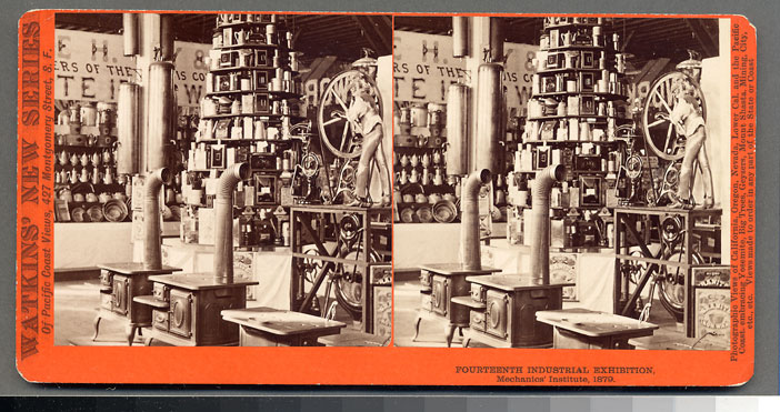 Watkins Unnumbered View - Fourteenth Industrial Exhibition, Mechanics' Institute, 1879