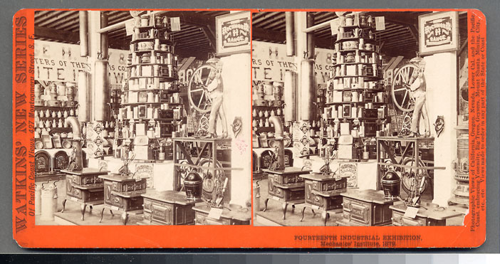 Watkins Unnumbered View - Fourteenth Industrial Exhibition, Mechanics' Institute, 1879