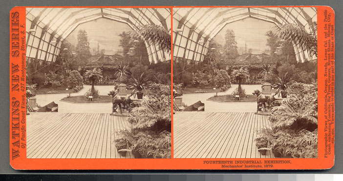 Watkins Unnumbered View - Fourteenth Industrial Exhibition, Mechanics' Institute, 1879