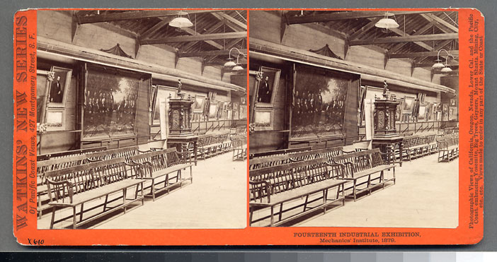 Watkins Unnumbered View - Fourteenth Industrial Exhibition, Mechanics' Institute, 1879