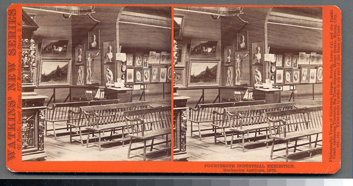 Watkins Unnumbered View - Fourteenth Industrial Exhibition, Mechanics' Institute, 1879