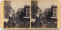 581 - Montgomery St. from Market St, 4th July, 1864, San Francisco.