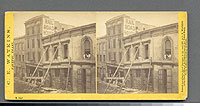 984 - Effects of the Earthquake, Oct. 21, 1868, Railroad House, Clay St.