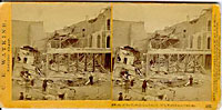 #985 - Effects of the Earthquake, Oct. 21, 1868, Market and First sts.