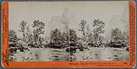 1002 - View up the Valley, from the foot of the Coulterville Trail, Yosemite Valley, Mariposa County, Cal.