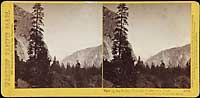 1099 - View of the Valley from the Coulterville Trail, Yosemite Valley, Mariposa Co.