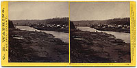 1214 - Panorama of Oregon City and the Willamette Falls #1