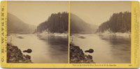 1293 - View on Columbia River from Oregon Railroad, Cascades