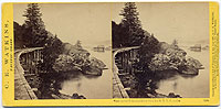 1294 - View on Columbia River from Oregon Railroad, Cascades